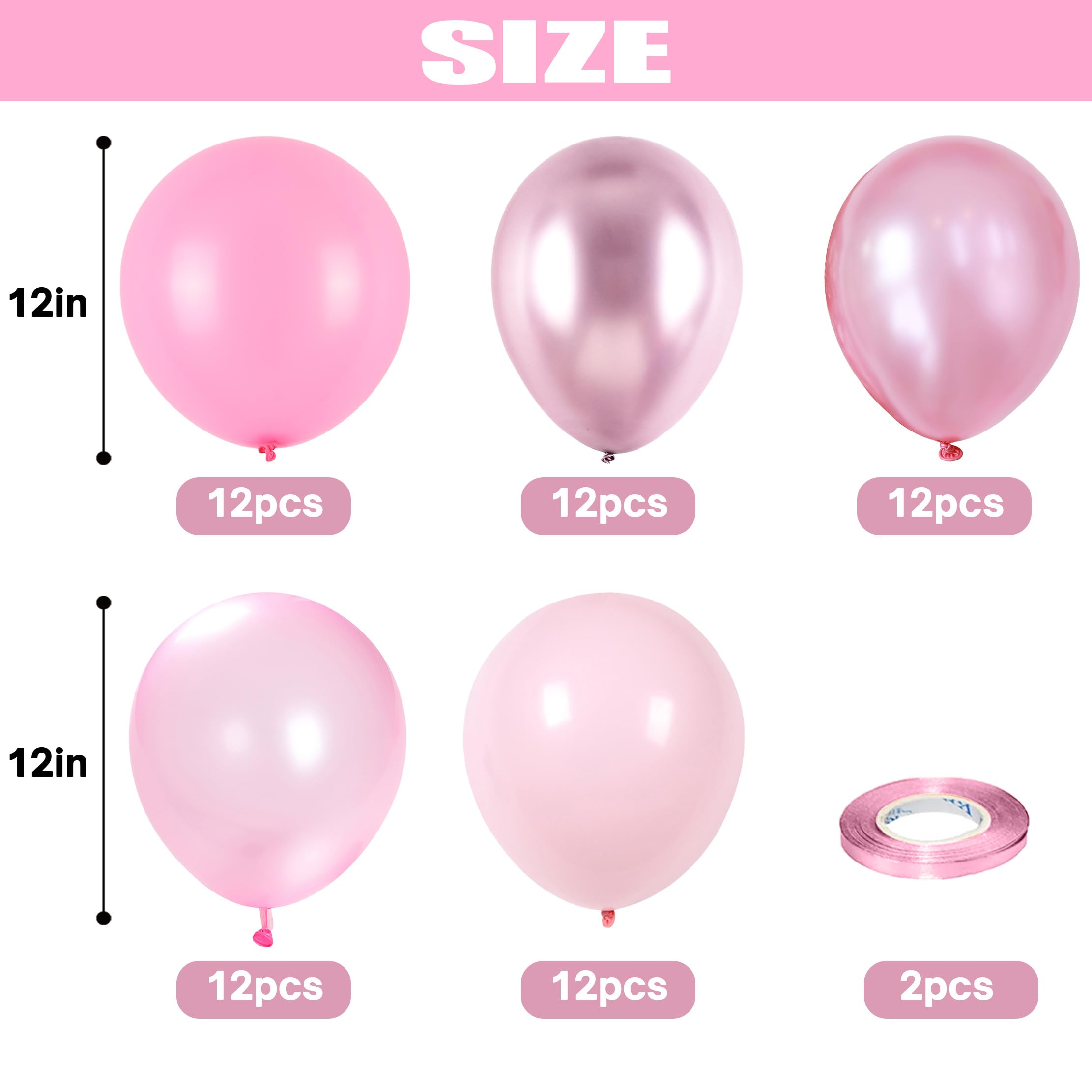 キャラクター風ピンク風船 Amazon | Zeroire男の子 女の子 happy birthday 可愛い